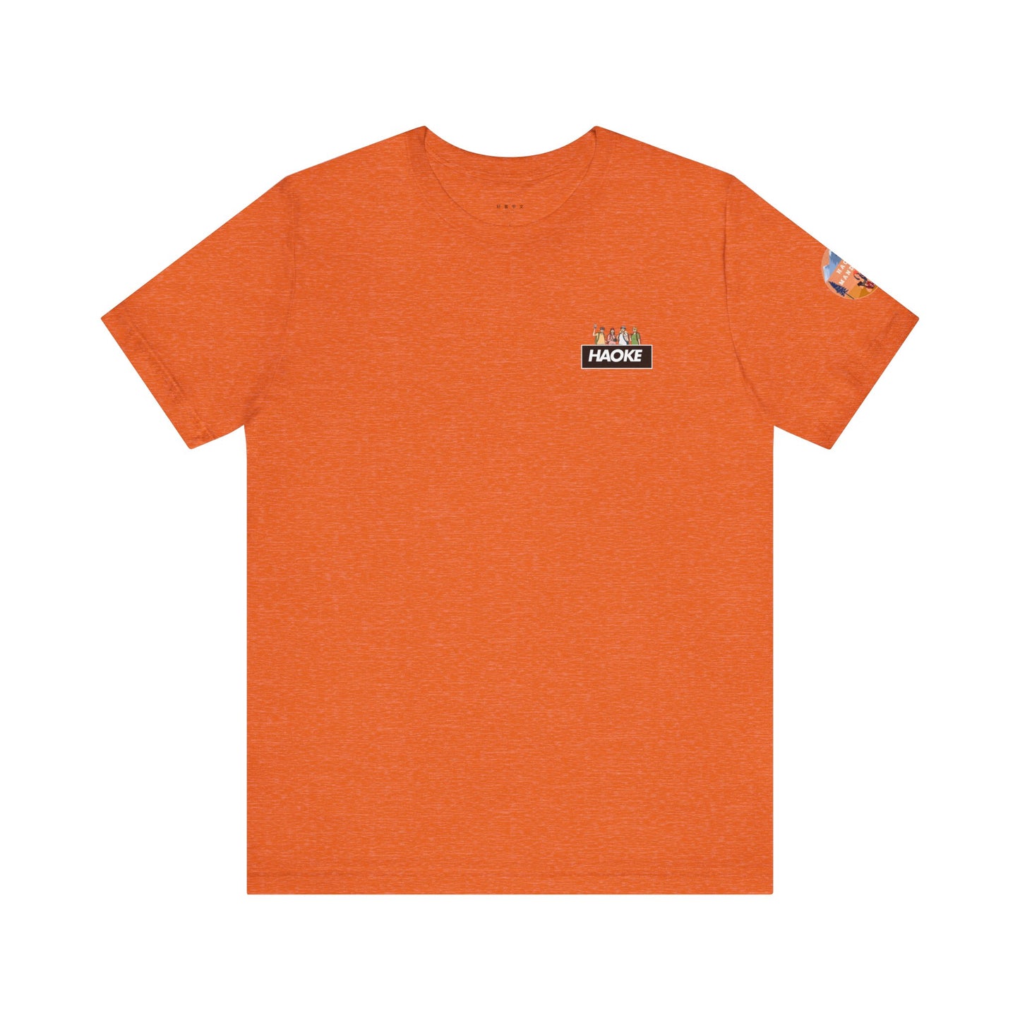 Haoke Mandarin Adventure Tee - Unisex Short Sleeve Shirt for Nature Lovers