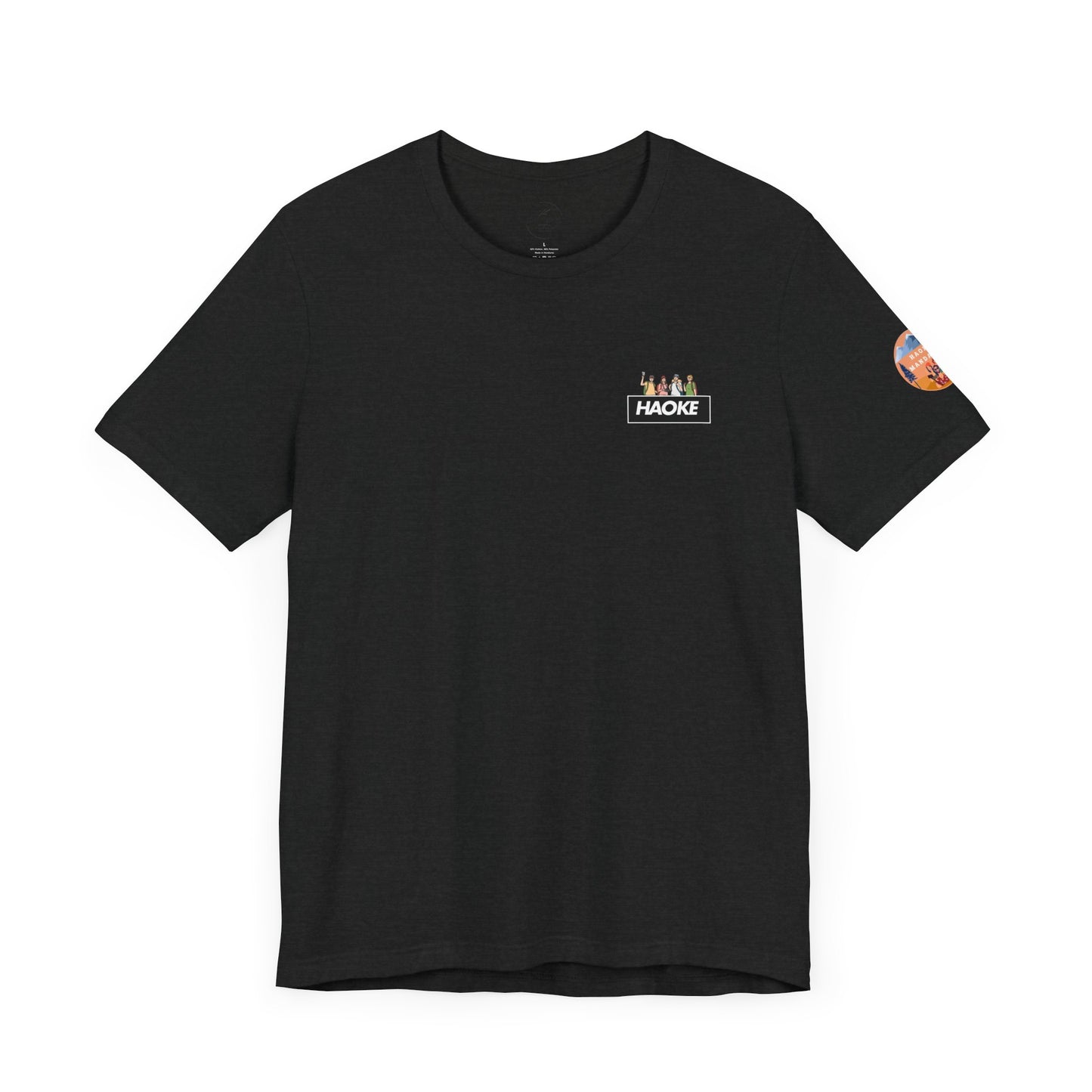 Haoke Mandarin Adventure Tee - Unisex Short Sleeve Shirt for Nature Lovers