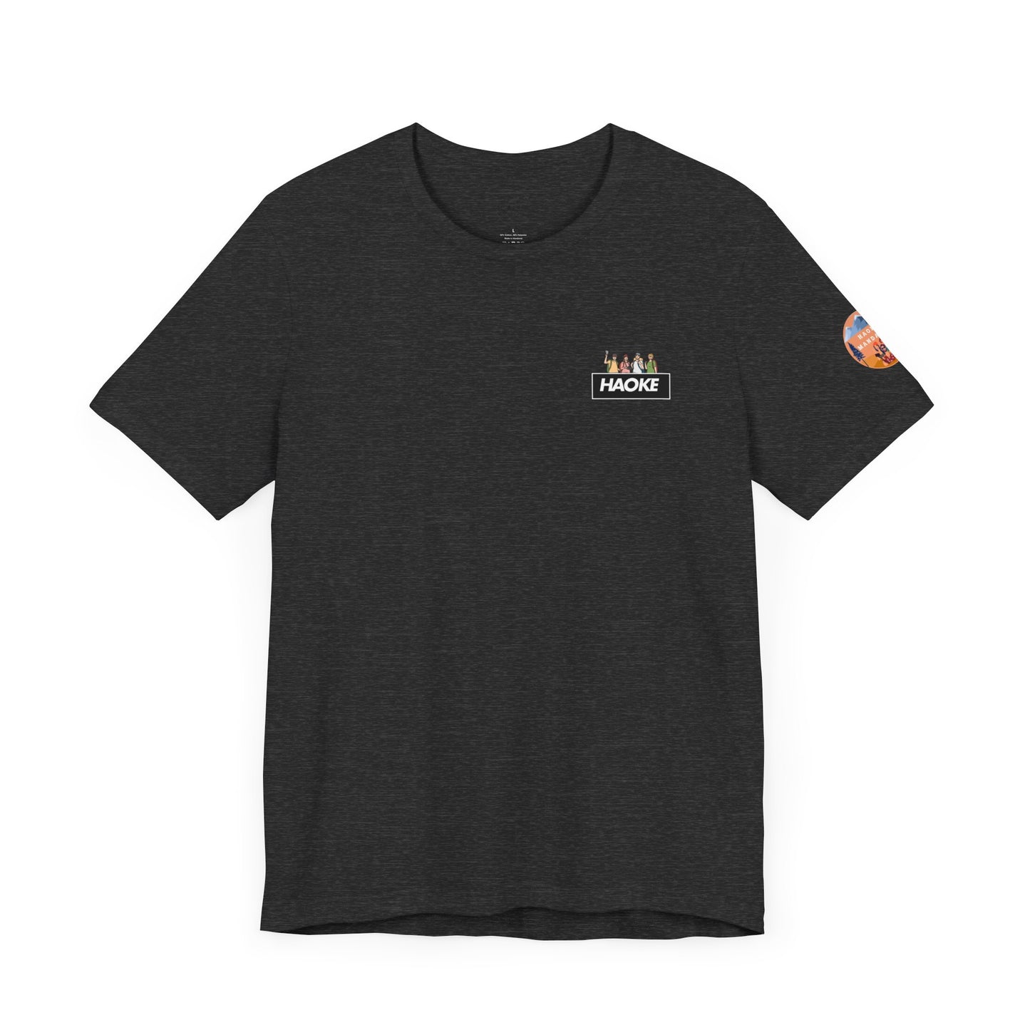 Haoke Mandarin Adventure Tee - Unisex Short Sleeve Shirt for Nature Lovers