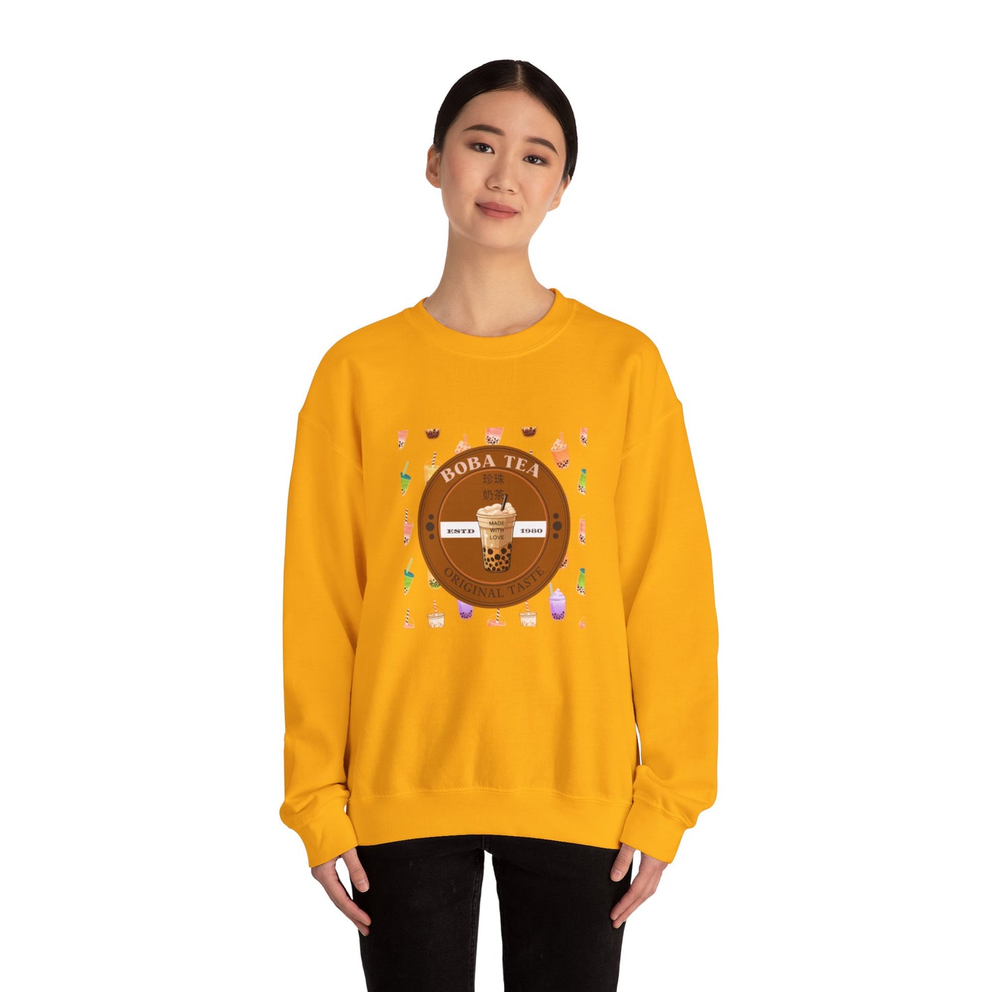 BOBA TEAUnisex Heavy Blend™ Crewneck Sweatshirt