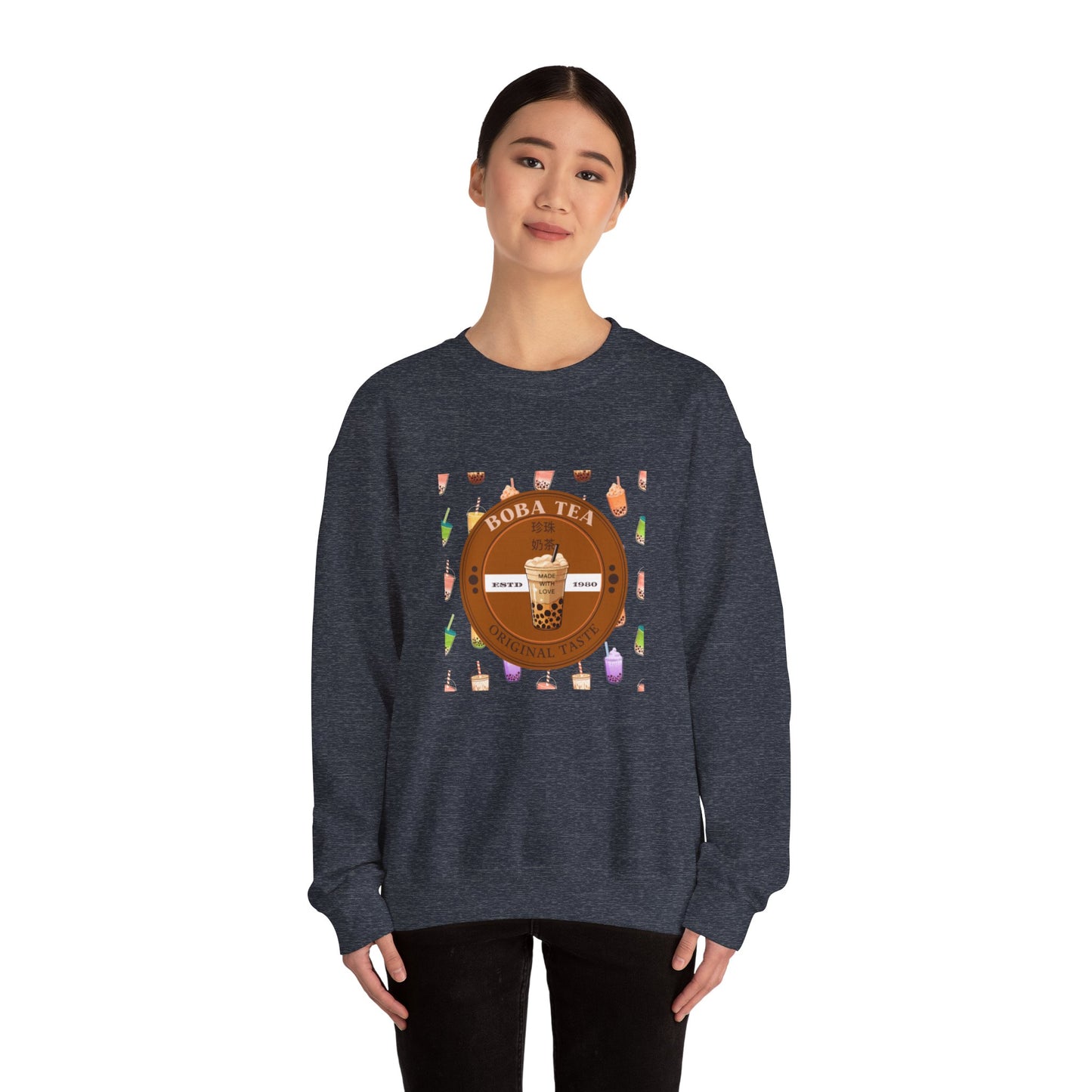 BOBA TEAUnisex Heavy Blend™ Crewneck Sweatshirt