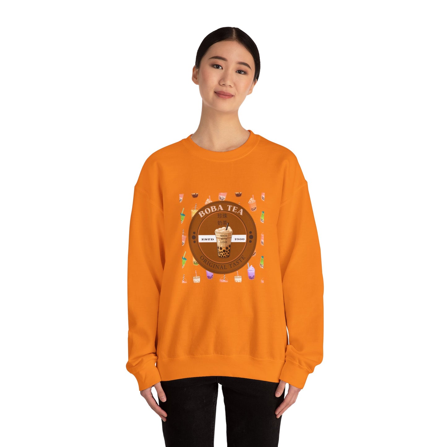 BOBA TEAUnisex Heavy Blend™ Crewneck Sweatshirt