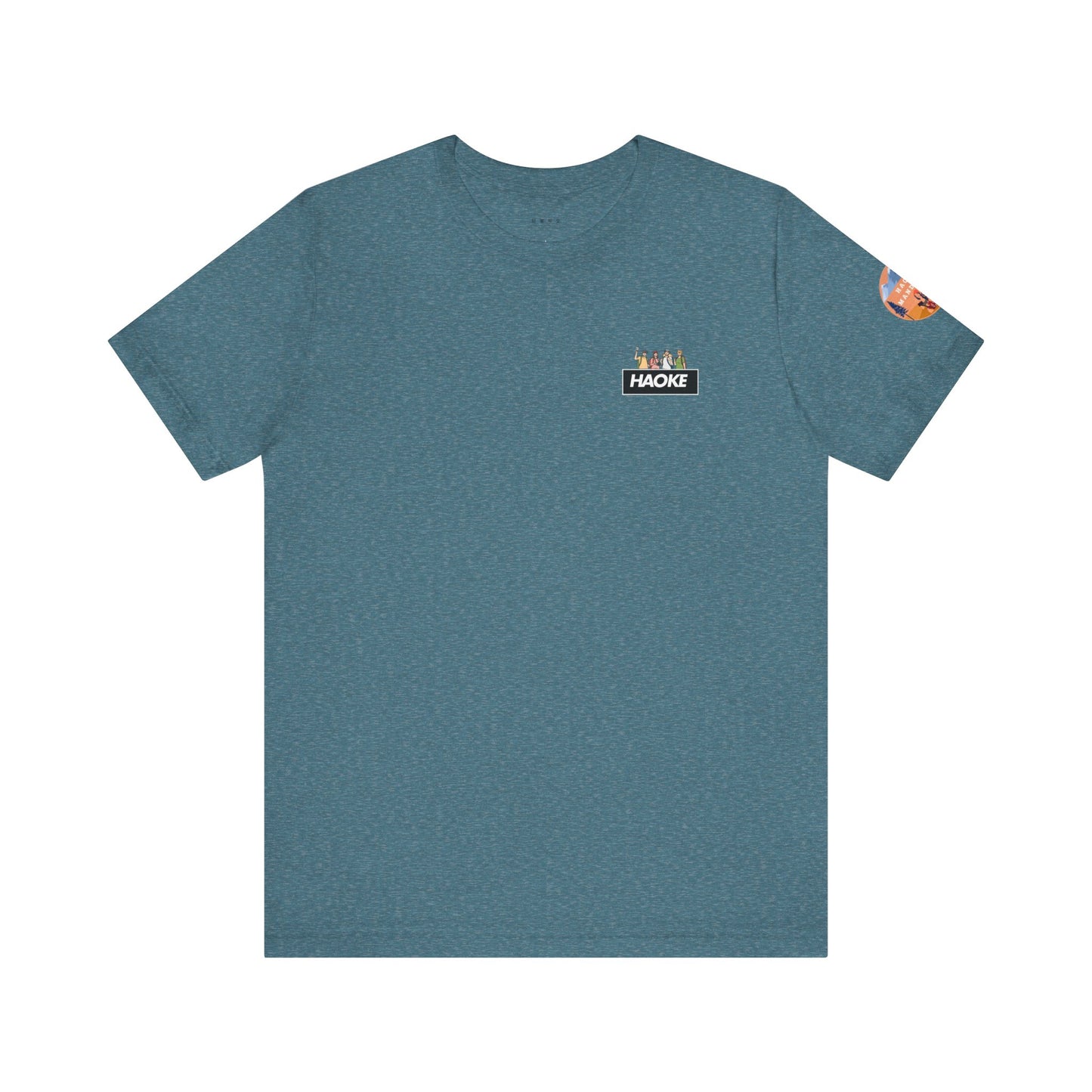 Haoke Mandarin Adventure Tee - Unisex Short Sleeve Shirt for Nature Lovers